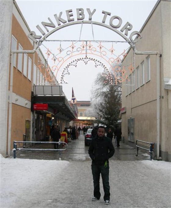 Abadirh Abdi Hussein, a 25-year-old hip hop artist, has become the best known Somali in Rinkeby, Sweden, because of his campaign to counter radical Islamic extremists.